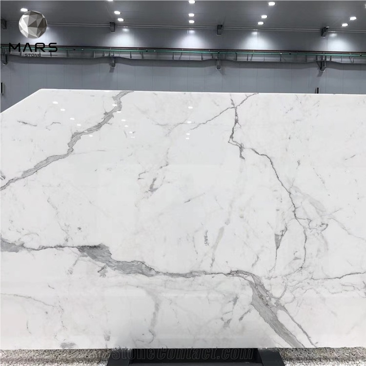 Bianco Calacatta Marble For Floor Tiles 